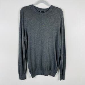 Porter & Ash Size Medium Crew Neck Sweater Gray